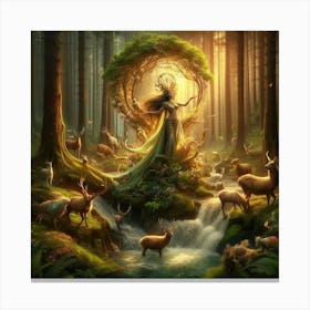 Forest Goddess 1 Canvas Print