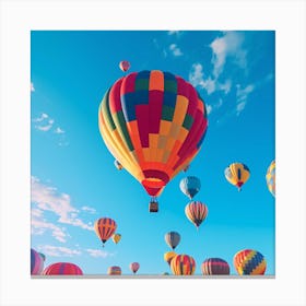 Hot Air Balloons In The Sky 8 Canvas Print