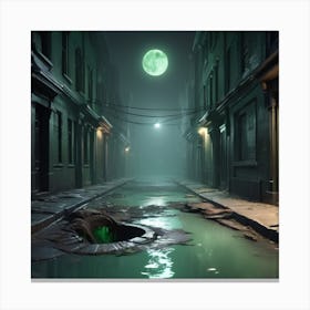 Dark Alley Canvas Print