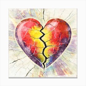 Broken Heart Canvas Print