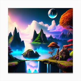 Landscape Wallpaper Canvas Print