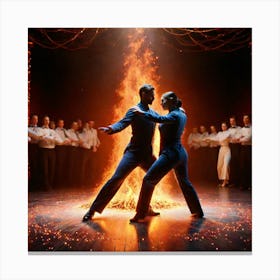 Flames Of Love 1 Canvas Print