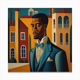 Man In A Suit Canvas Print