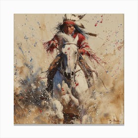 Indian Warrior Canvas Print