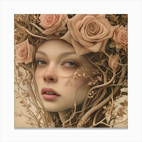 Crown Of Roses Canvas Print