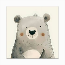 Bear Illustration 1 Canvas Print