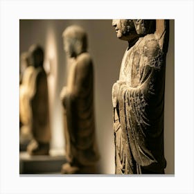 Buddha Statues Canvas Print