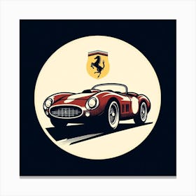 Vintage Sports Car Canvas Print