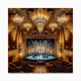 Hollywood Theatre Canvas Print