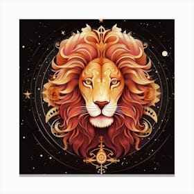 Lion Head Canvas Print