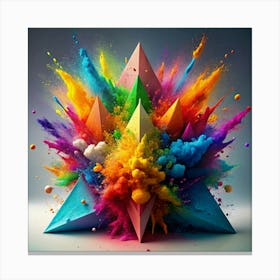 Color Explosion Canvas Print