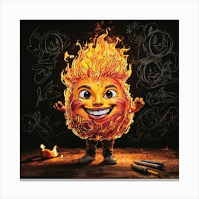 Fireball 3 Canvas Print