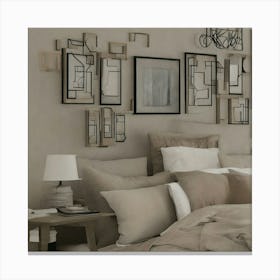 Modern Bedroom 2 Canvas Print