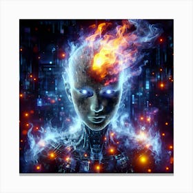 Fiery Ai12 Canvas Print