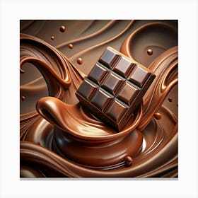 Chocolate Bar Canvas Print