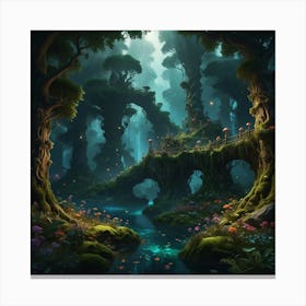 Fairytale Forest 13 Canvas Print