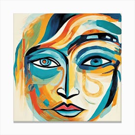 Woman'S Face 7 Canvas Print