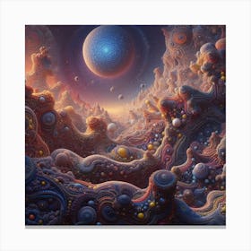 Psychedelic Universe Canvas Print