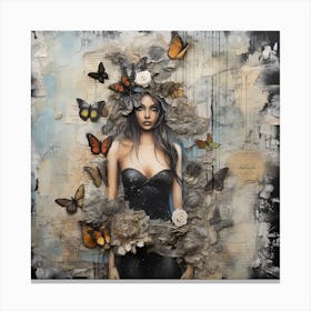 Butterfly Girl 1 Canvas Print