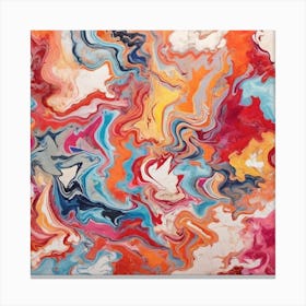 Colorful Marble 1 Canvas Print