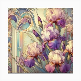 Deco Iris Canvas Print