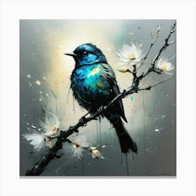 Blue Bird Canvas Print