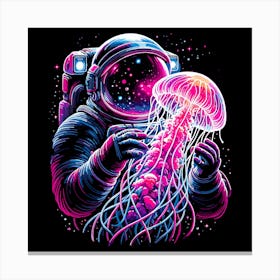 Astronaut Jellyfish Lover Astronaut Science Space Leinwandbild