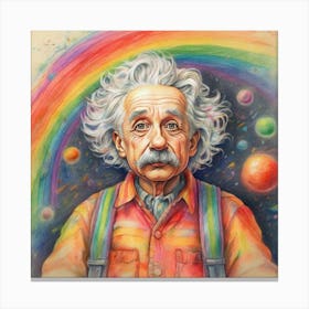 Albert Einstein 2 Canvas Print