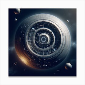 Futuristic Spaceship 36 Canvas Print