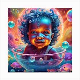 Water Baby Canvas Print