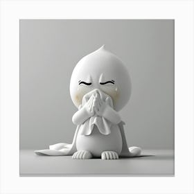 Crying Ghost Canvas Print