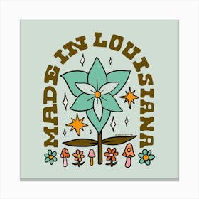 Made In Louisiana Canvas Print