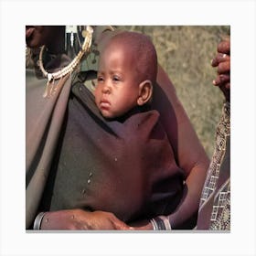 Ethiopian Mother With Child Canvas Print