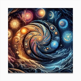 Spiral Universe Canvas Print