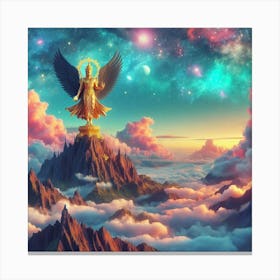 Angel In The Sky 3 Canvas Print