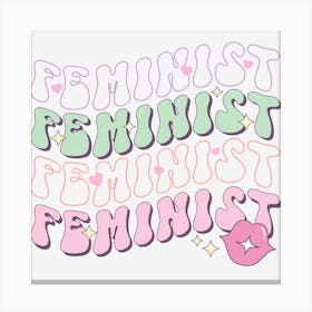 Feminist Feminist Canvas Print
