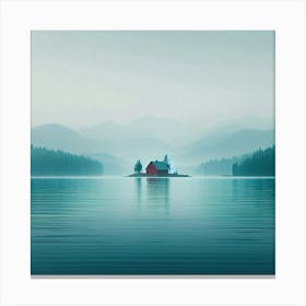 House On The Lake 1 Canvas Print