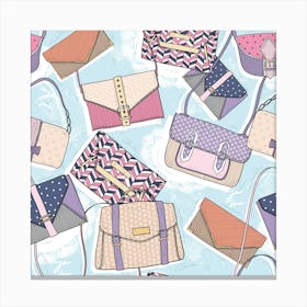 Handbag Pattern Canvas Print