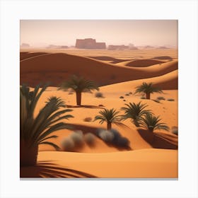 Desert Landscape 65 Canvas Print