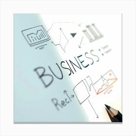 Business Stock Videos & Royalty-Free Footage Canvas Print