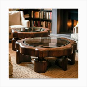 Coffee Table 1 Canvas Print