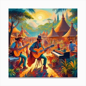 Music Festival Canvas Print