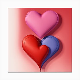 Love, heart, Valentine's Day 2 Canvas Print