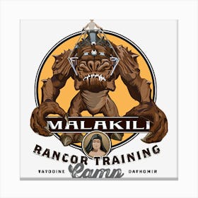 Malakili Rancor Training Camp Canvas Print