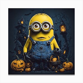 Halloween Minion 3 Canvas Print