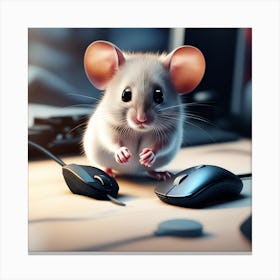 Mouse Hd Wallpaper Canvas Print