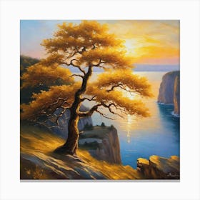 Sunset Tree 5 Canvas Print