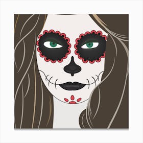 Day Of The Dead, halloween Canvas Print