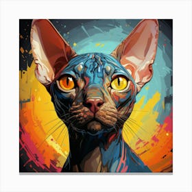 Sphynx Cat 10 Canvas Print