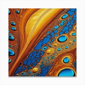 Abstract Oil Painting Canvas Print